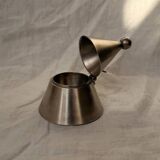 Modernist candlestick in the style of Aldo Rossi.