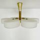 Opaline Sputnik Chandelier by Kaiser Leuchten