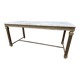 Table basse style louis xvi empire en bronze doré 1950