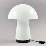 Grande lampe de table en verre en forme de champignon de l'ère spatiale de Limburg, Allemagne, années 1970