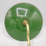 Enamelled metal wall