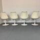 4 Mid-Century Modernist Space Age Tulip Chairs by Eero Saarinen Knoll, 1960s