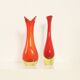Narrow-necked Murano glass vase, Italy 1960s