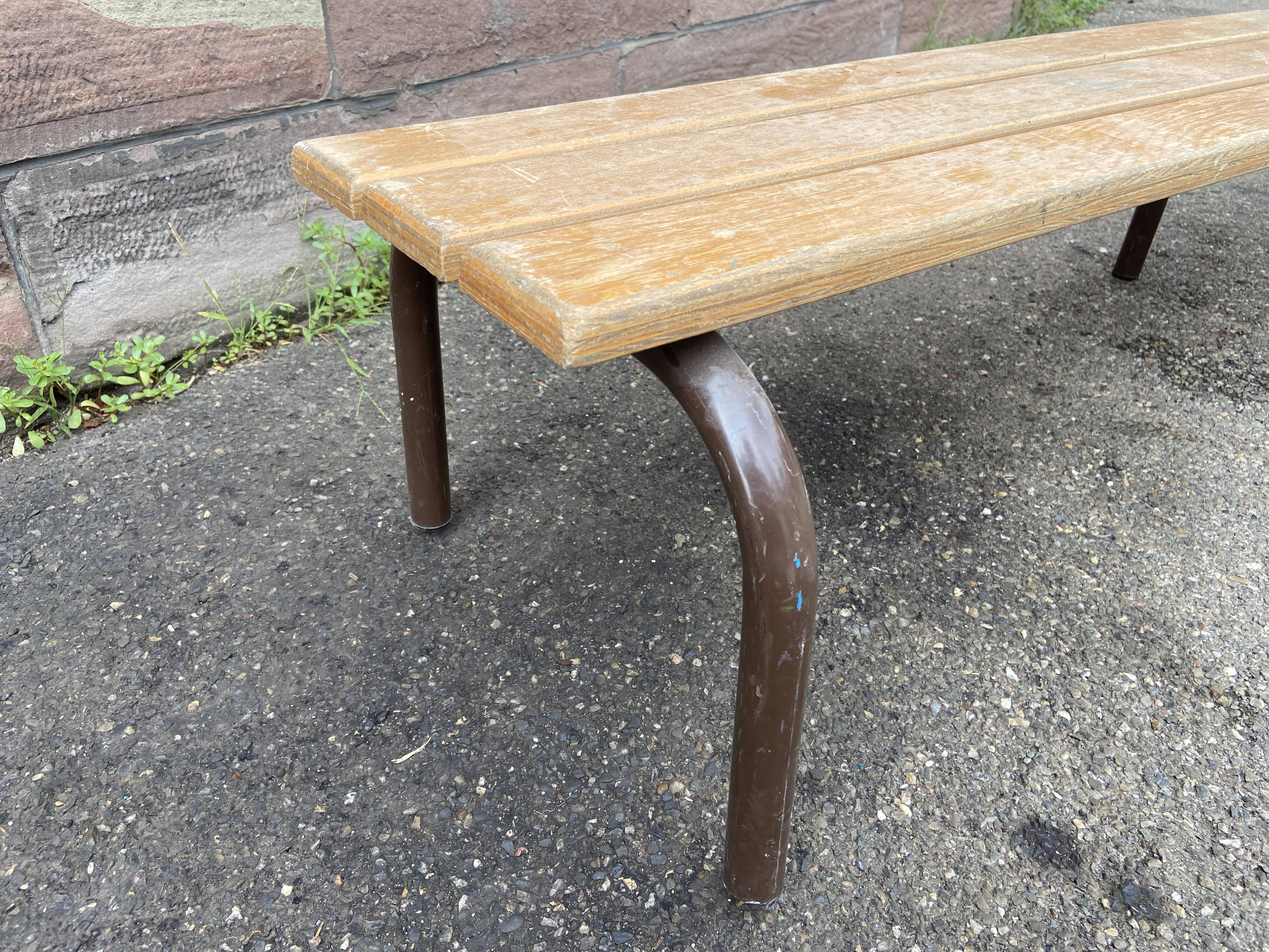 Industrial children's school bench Mullca 1960s