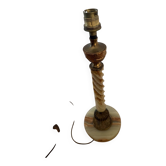 Bronze/brass and onyx lamp base