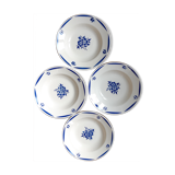 Set of 4 badonviller plates