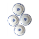 Set of 4 badonviller plates