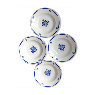 Set of 4 badonviller plates