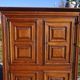 Small oak cabinet, 4 doors, Louis XIII style