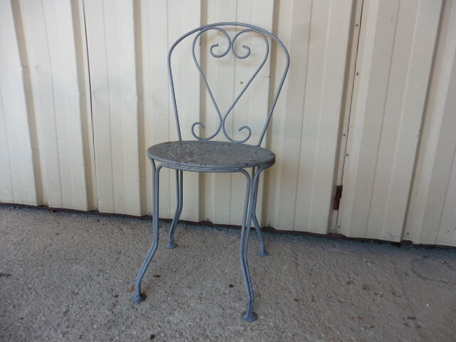 1930 iron garden lounge: table - 4 chairs