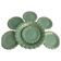 Celadon Green Earthenware Bowl & Plates, Nittsjö, Sweden, 1960s
