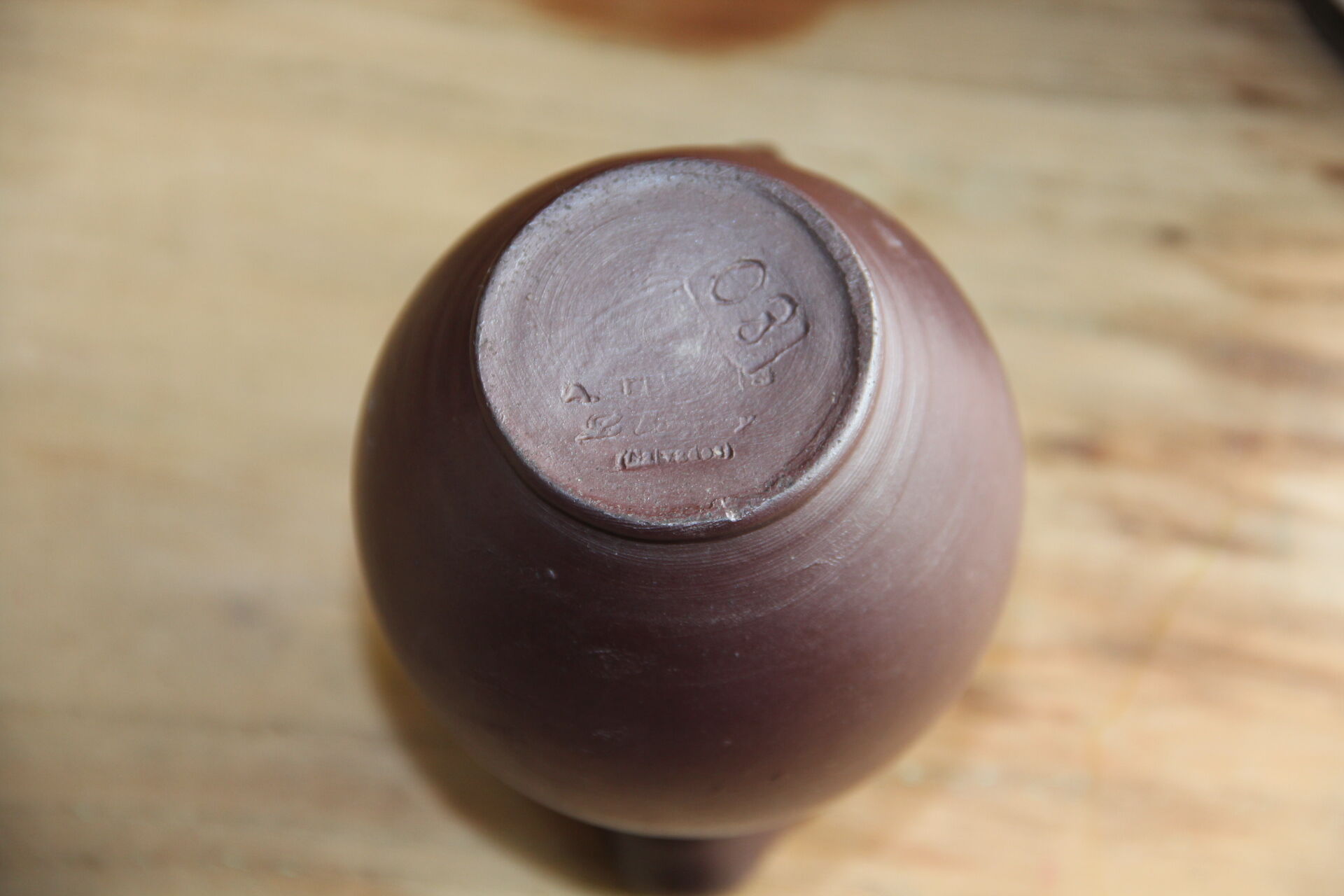 Dark sandstone small jug