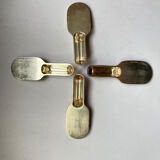 Ancien porte couteau 4 Christofle modèle raquette Luc Lanel designer Art Deco box