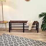 Banc en paille