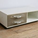 Meuble de rangement bas, Raymond Loewy, Doubinsky Frères, années 70