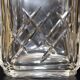 Vintage cut crystal whiskey decanter