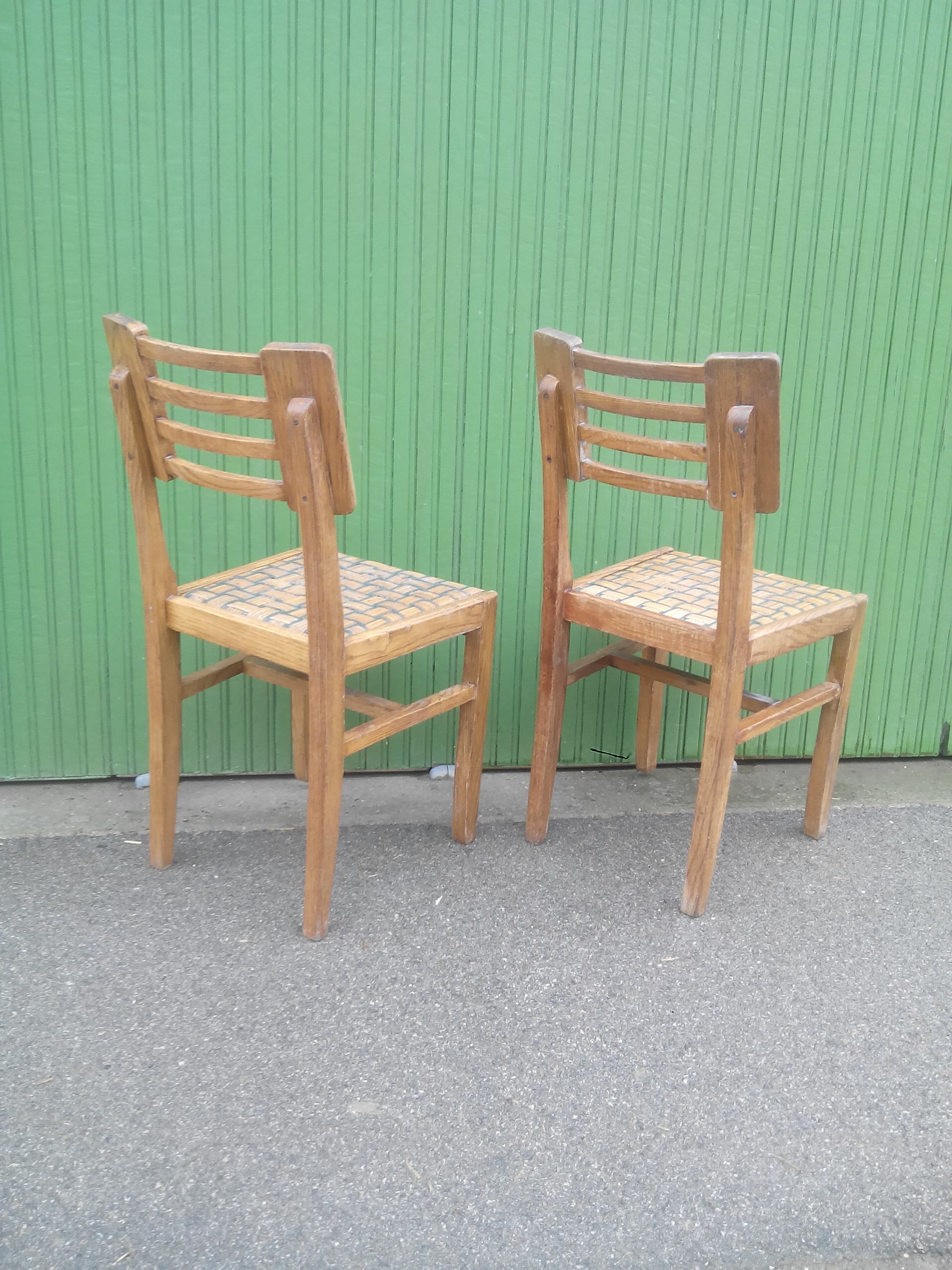 Set of two chairs, Pierre Cruege, 50 years