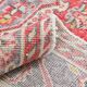 Tapis vintage turc classique rouge et crème