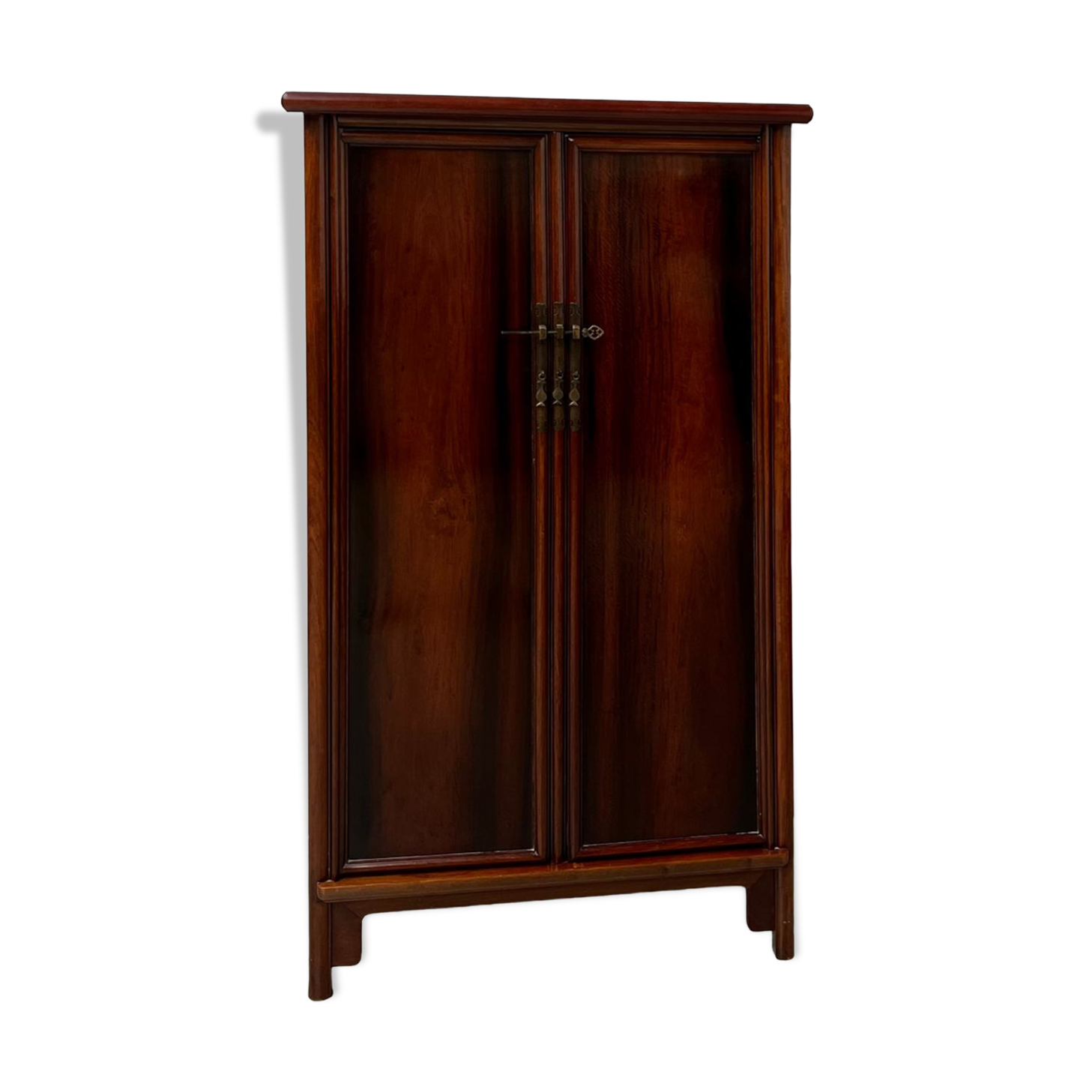 Chinese trapezoidal roller cabinet, made of rosewood.