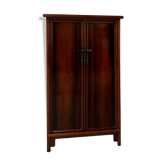 Chinese trapezoidal roller cabinet, made of rosewood.