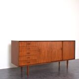 Buffet en teck danois du milieu du siècle, années 1960.