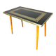 Midcentury Small Glass Side Table, Germany