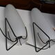 Pair of wall lamps louis kalff opaline wired metal