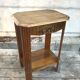 Ancienne table d’appointart deco bois vintage