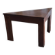 Table basse triangulaire en bois massif