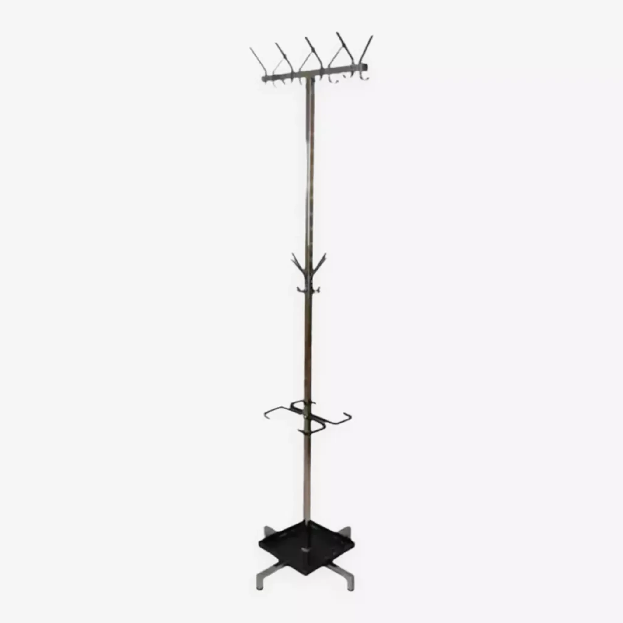 All-metal coat rack from the 50s/60s