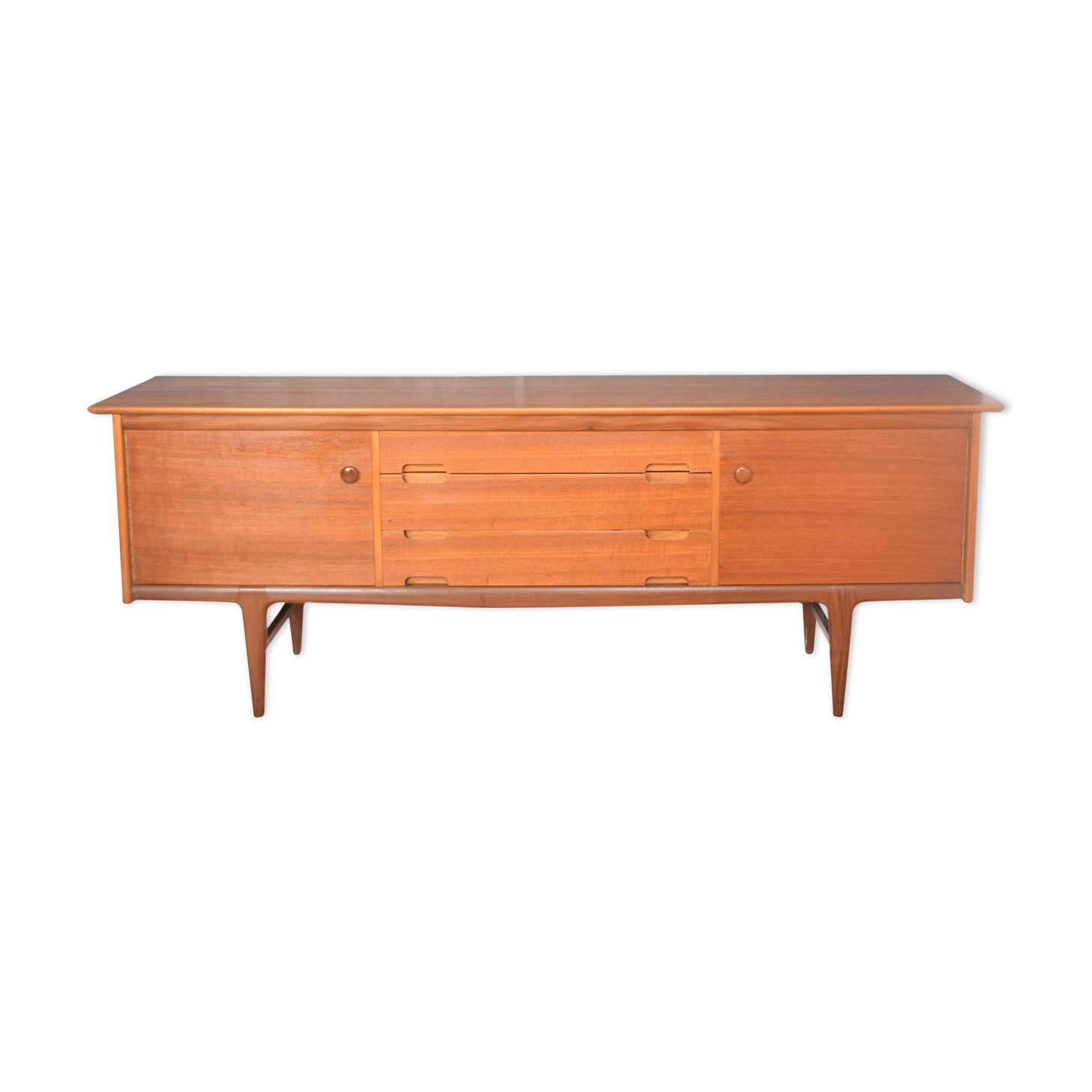 Restored Teak 1960s Long A Younger Sideboard