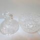Bonbonniere in glass pineapple cut crystal