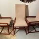 4 chaises Pierre Balmain, 1980