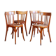 4 chaises Baumann N°43 années 50
