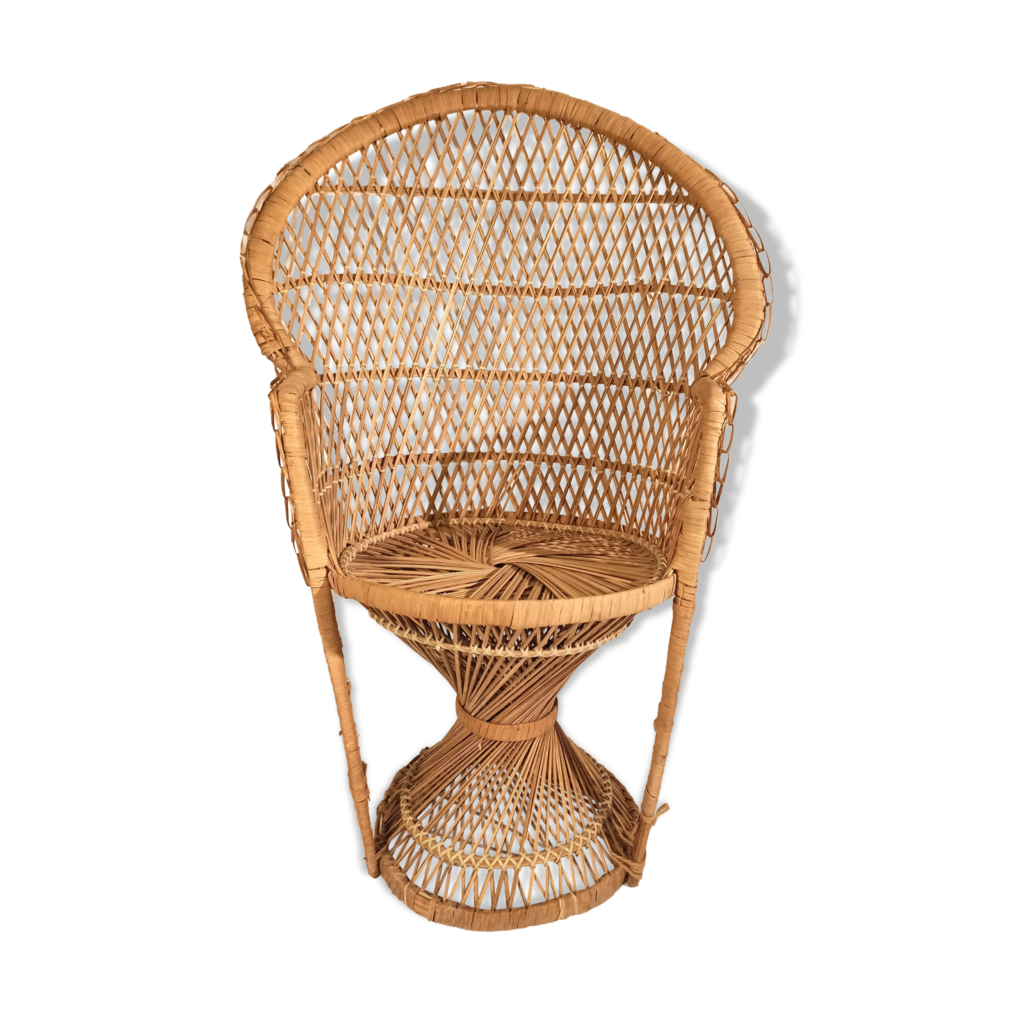Armchair "Emmanuelle" in rattan for children