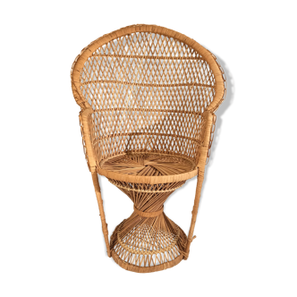 Armchair "Emmanuelle" in rattan for children