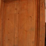 Pine door patinated by time