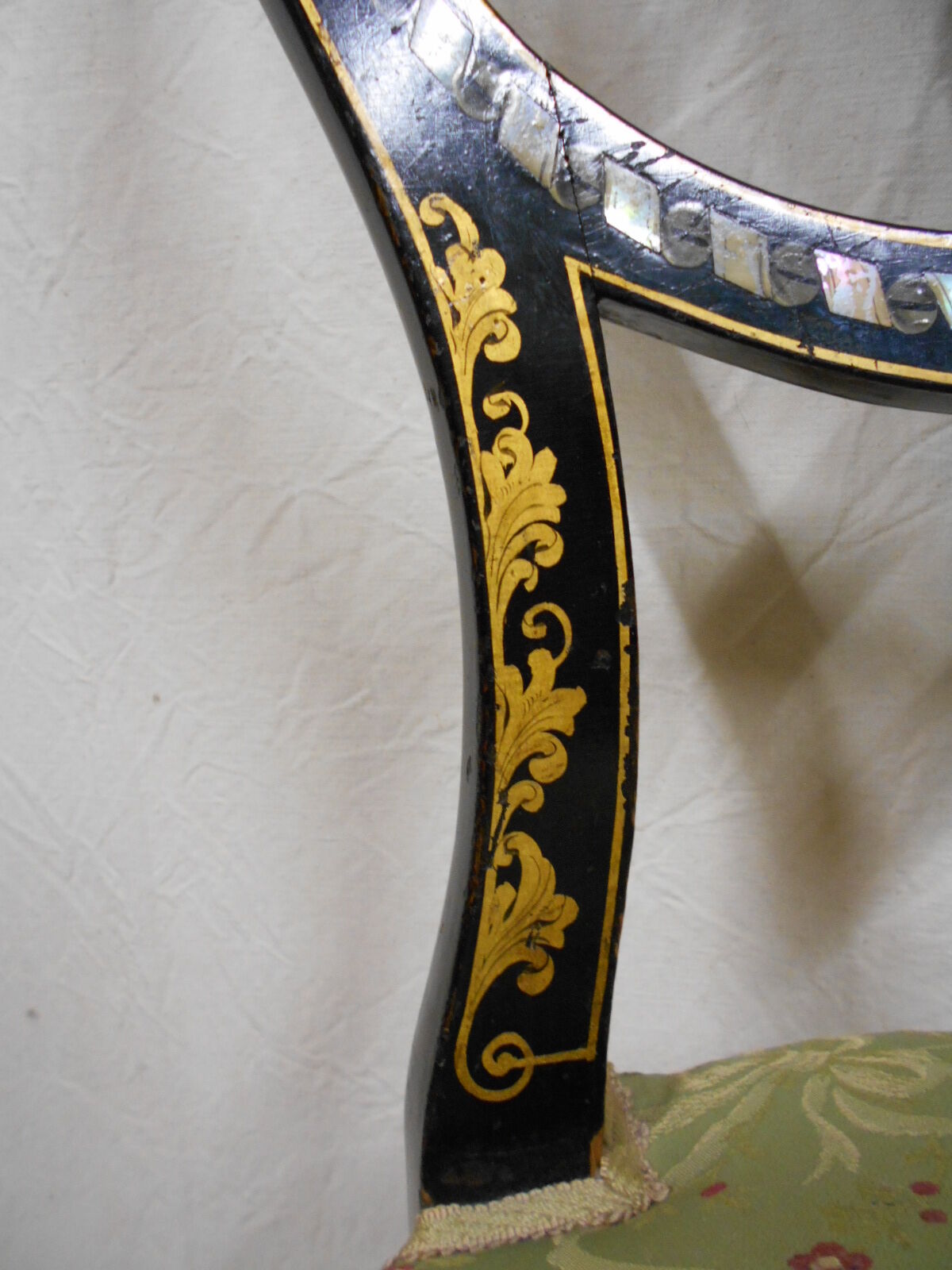 pair of three Napoleon chairs