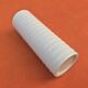 "Groove" Vase White Glazed Ceramic
