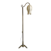 Brass floor lamp