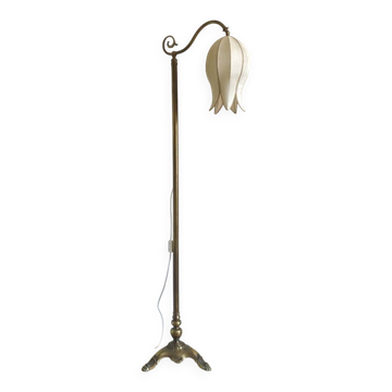 Brass floor lamp