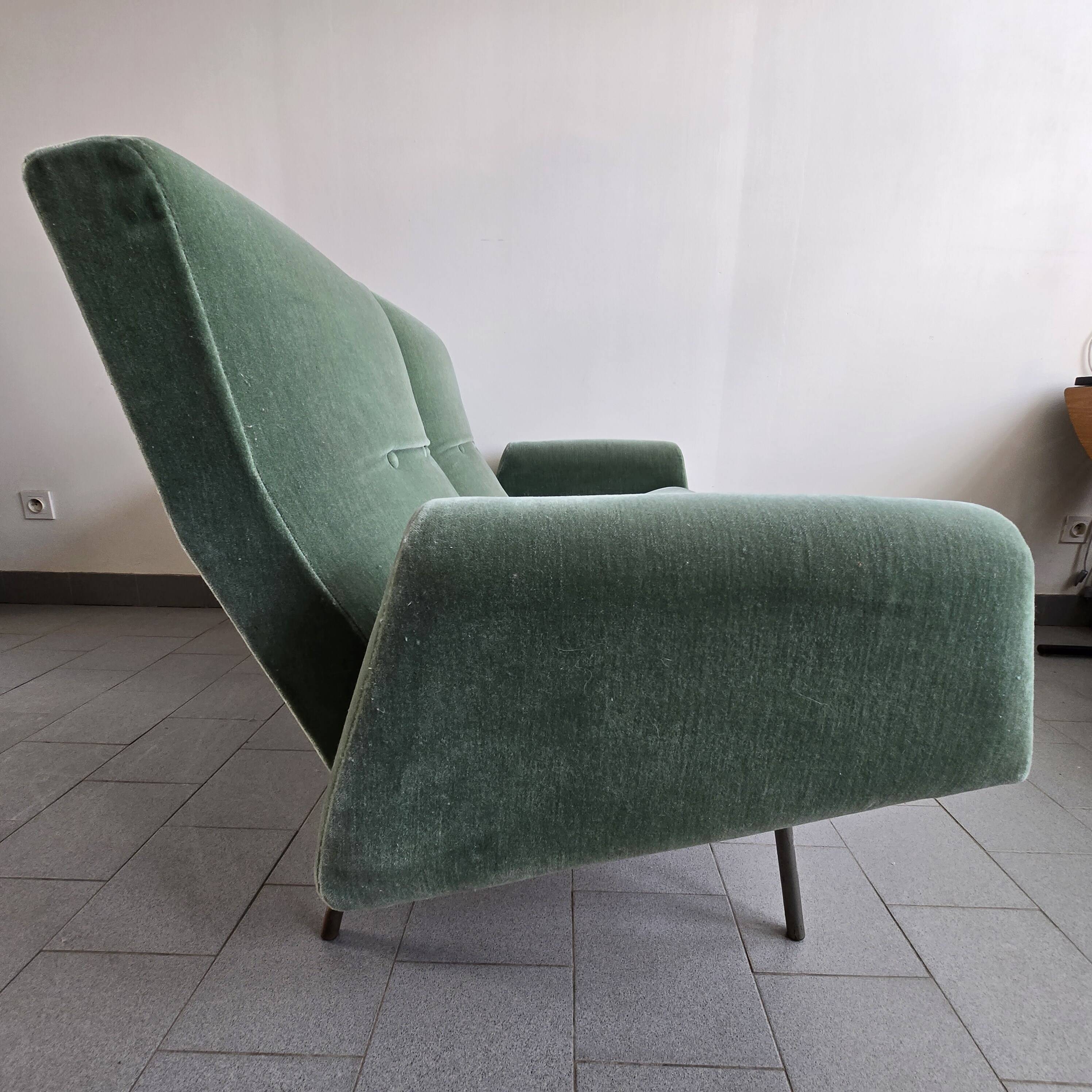 Vintage 2-seater sofa by Louis Paolozzi for Zol, 1950