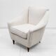 Pair of Ico Parisi MidCentury Modern Italian Armchairs for Ariberto Colombo