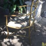 Large office chair circa 1950/60 in Brass