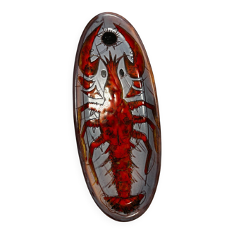 Vallauris ceramics, the Lobster by Kurt and Monique Brunner 1950, 60