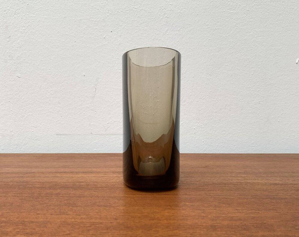 Grand vase en verre vintage allemand de Peill & Putzler, années 1970