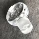 Lalique bottle in the night, frosted glass, ball shape
