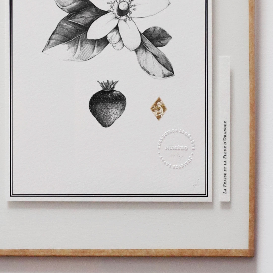 Table - "The strawberry and the orange blossom"