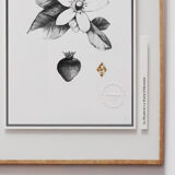 Tableau - " La fraise et la fleur d'oranger"