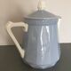 Cafetière théière bleue années 50